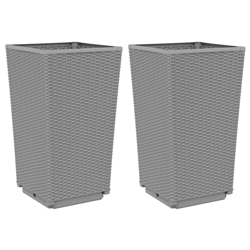 Aishini Pot Planter, Light Grey