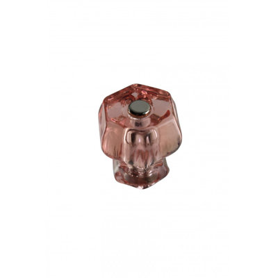 Glass Depression 1 1/4 inch Diameter Cabinet Knob