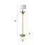 Waynesfield 157.5cm Polished Traditional Floor Lamp-1757962393-1757962399
