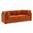 Modern Flared Arms Sofa with High-Density Breathable Cushions, Durable Stable Support Legs, Compact Space-Saving Design