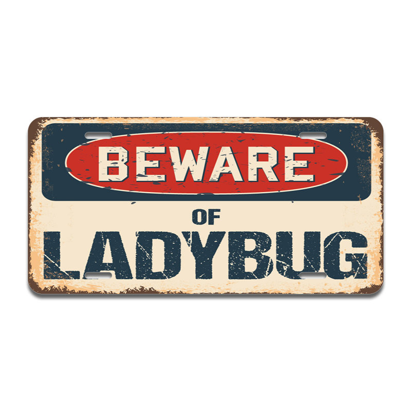 Cadre en aluminium Beware of Ladybug