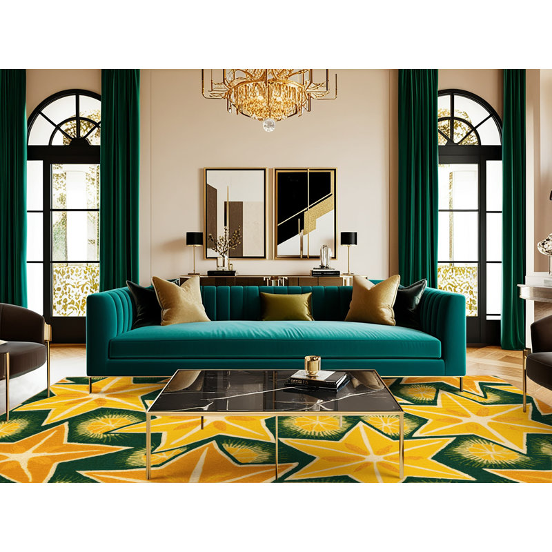  Tapis lavable Carambola, Carré 5 pi