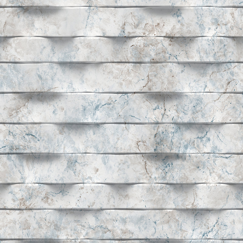 Papier peint Wavy, Bleu