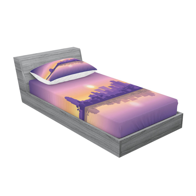 Ensemble de draps Phoenix, Ensemble de draps pour lit simple avec drap-housse