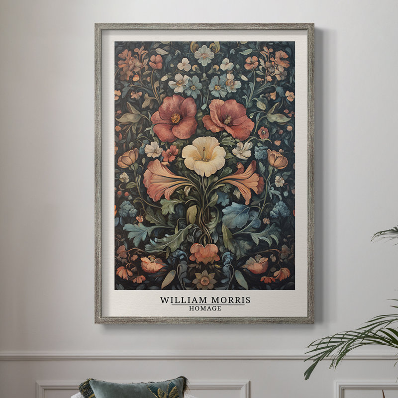 Reproduction encadrée de bois massif de la série XXI de Wil Morris, H 11 po x l 9 po