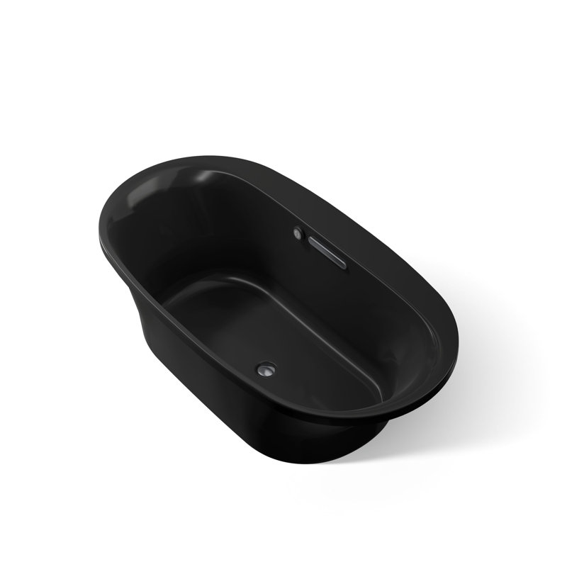 Baignoire encastrée de 65 1/2 po x 35 3/4 po avec surface chauffante