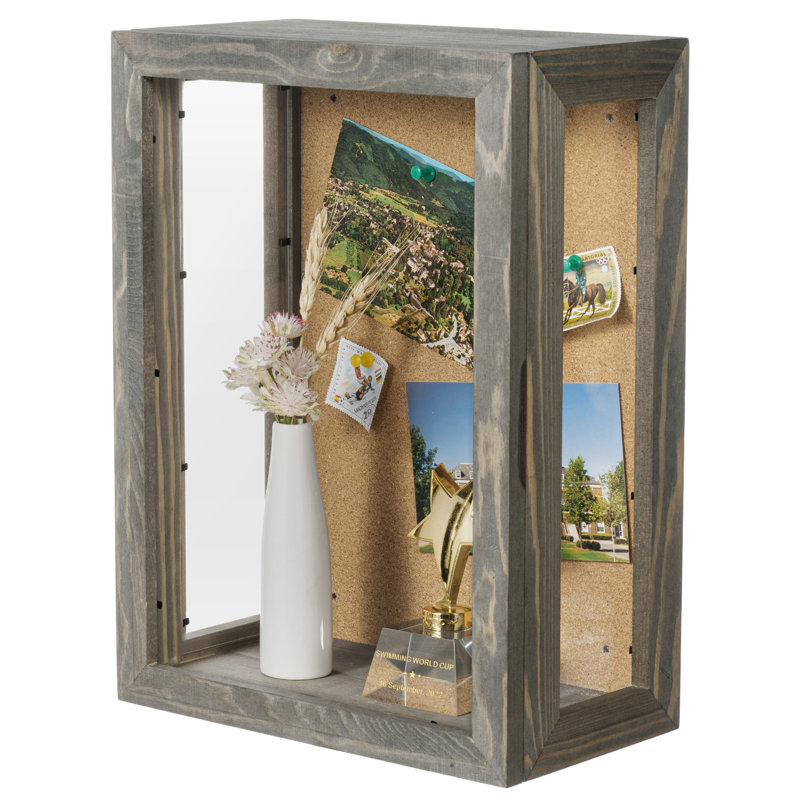 Odin Grey Wood Shadow Box Picture Frame
