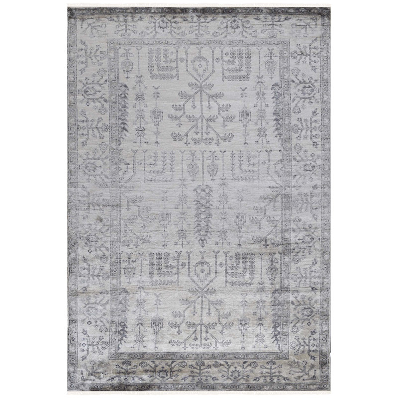 Oriental Area Rug, Rectangle 5' x 8'