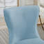 Chaise parsons rembourrée en velours capitonné Chary-216153790