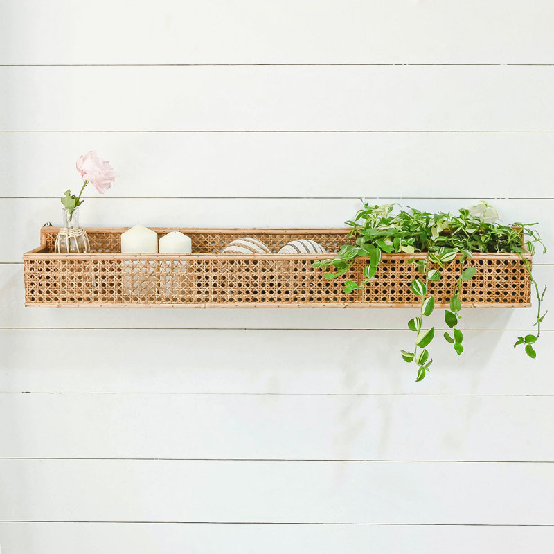 Kooskia Accent Shelf with Live Edge