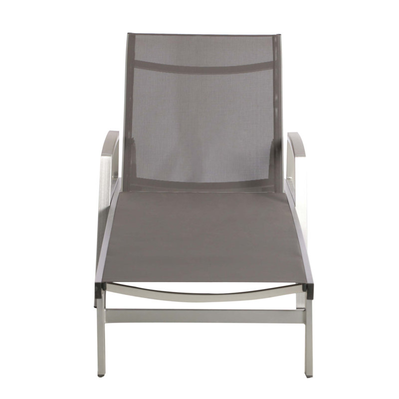 Ensemble de chaises longues en aluminium Oxton