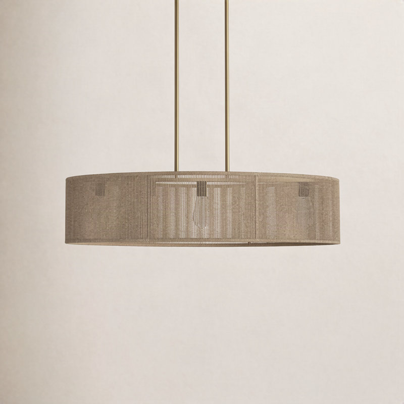  Lustre ovale 5 lumières Ashe