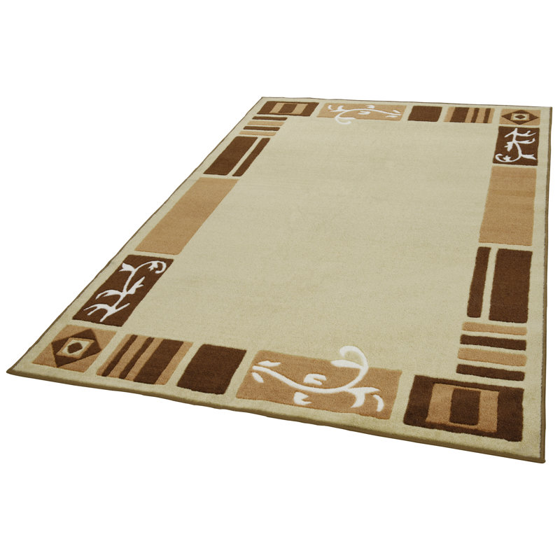 Collum Machine Woven Beige Indoor Rug, Rectangular 195 x 295cm