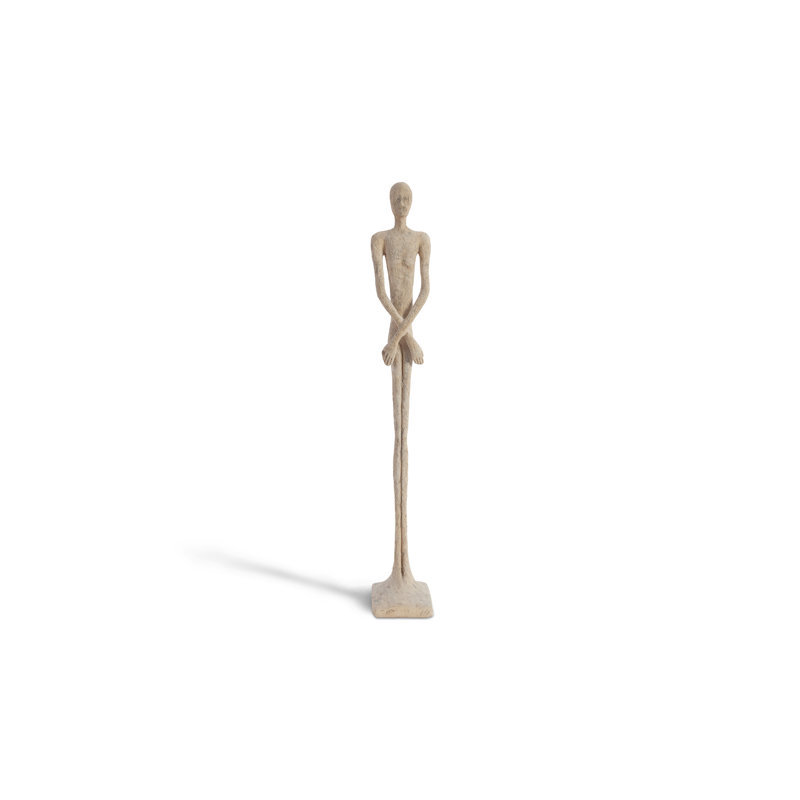 Lloyd Skinny Male Statue, Roman Stone, 33" H x 6" W x 5" D