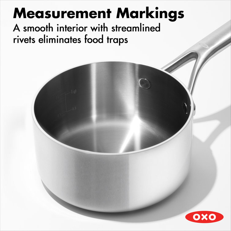 OXO Mira 3-Ply Stainless Steel 8 Frying Pan