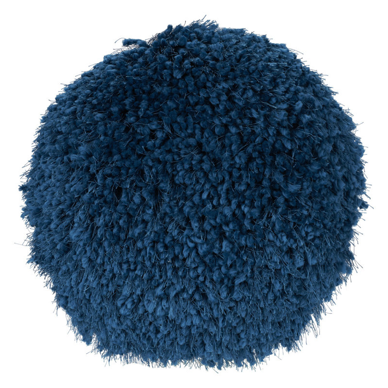 Round Pillow Cover & Insert, Teal