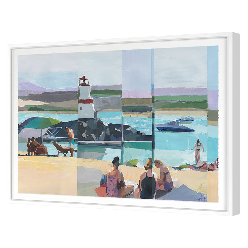 Summer Daze " Summer Daze 2 " by PC Ngo, White, 38" H x 50" W