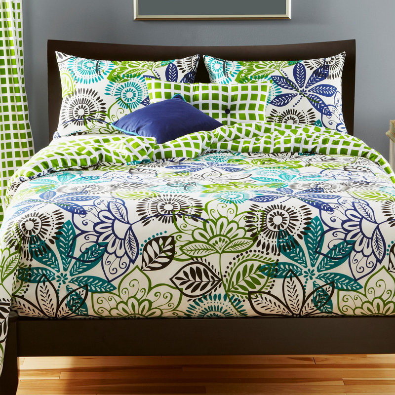 Bali Polyester Duvet Cover & Insert, California King