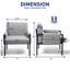 Doerr Set of 2 Upholstered Accent Chairs-94365273