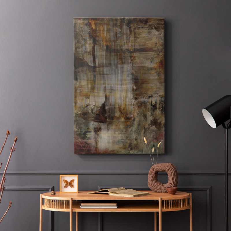 Patine en fusion I - Cavas enveloppés de galerie, H 60 po x l 40 po