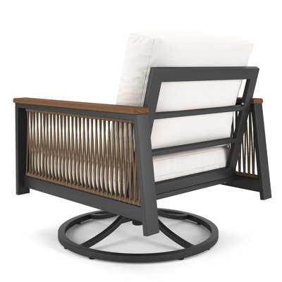 Chaise de terrasse avec coussins Sunbrella Townsend