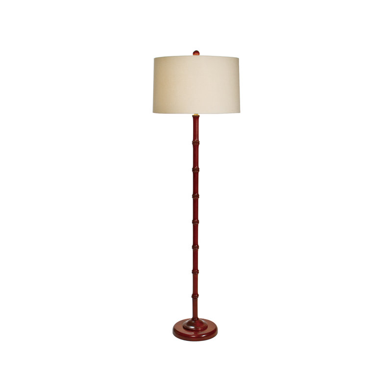 Vecchio Tall Floor Lamp, Mocha, Oatmeal