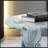Grey Blue Natural Marble Coffee Table-1296709612