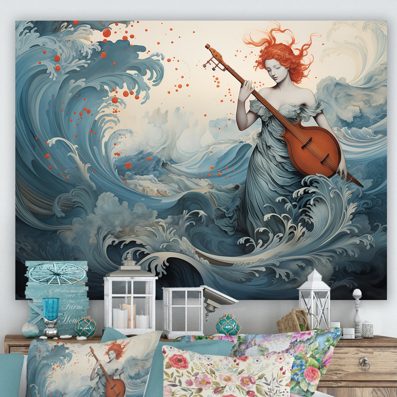Aquarelle Venus Mythology - Classics, art mural, Toile tendue, H 20 po x l 12 po x P 1 po