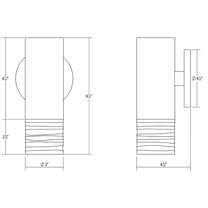 ALC Stainless Steel LED Armed Sconce