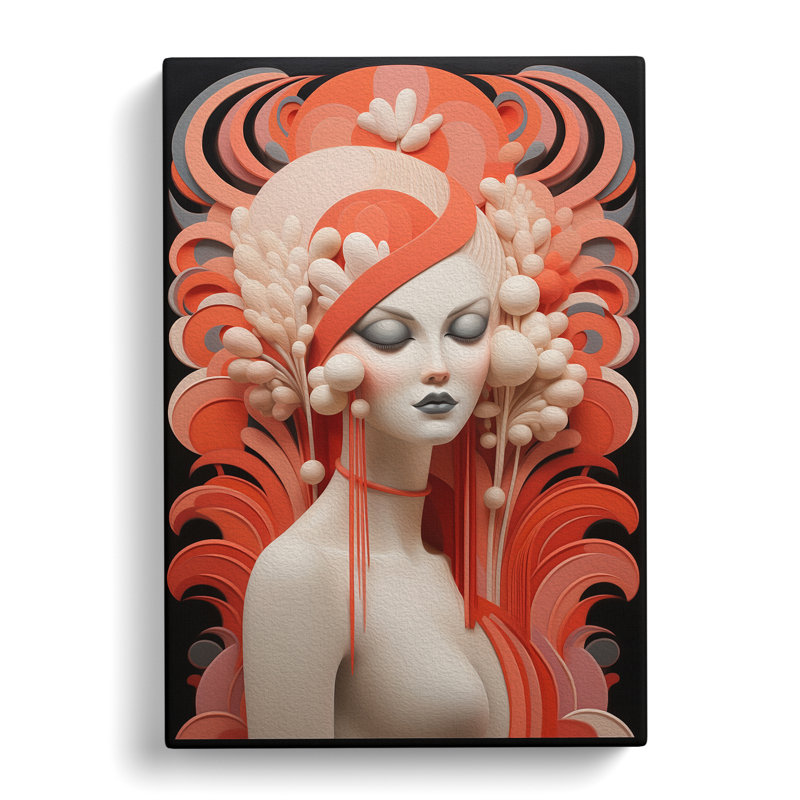 Coral - Wrapped Canvas, 60cm H x 40cm W x 3cm D