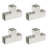 Melvindale Dakota Fields Metal Panel Connector for Posts-1227572783