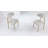 White Round Dining Table