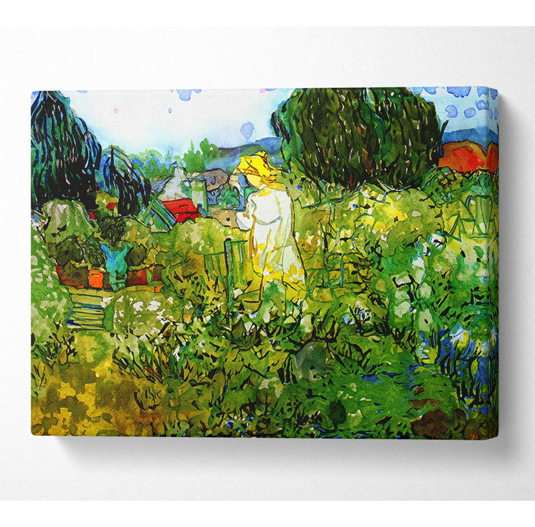 Van Gogh Marguerite Gachet im Garten - Kunstdrucke auf Leinwand