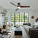52" Smart Ceiling Fan with Dimmable LED Light and Remote Control