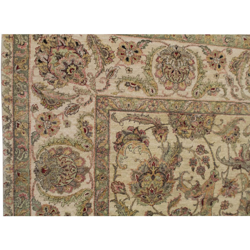 Wool Oriental Area Rug, Rectangle 9'1" x 11'7"