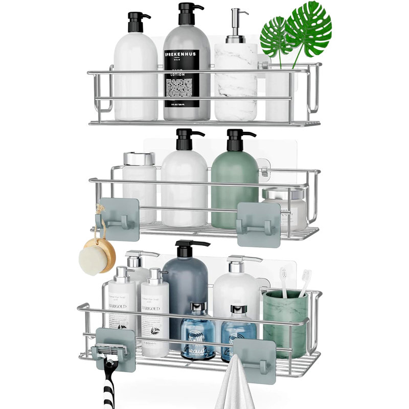 Redenius Shower Caddy, Silver