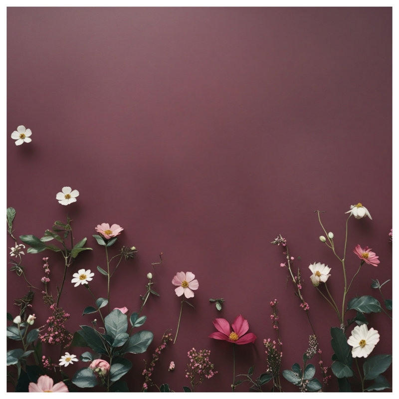 Tapis de bain fleurs roses, 24in W x 17in L