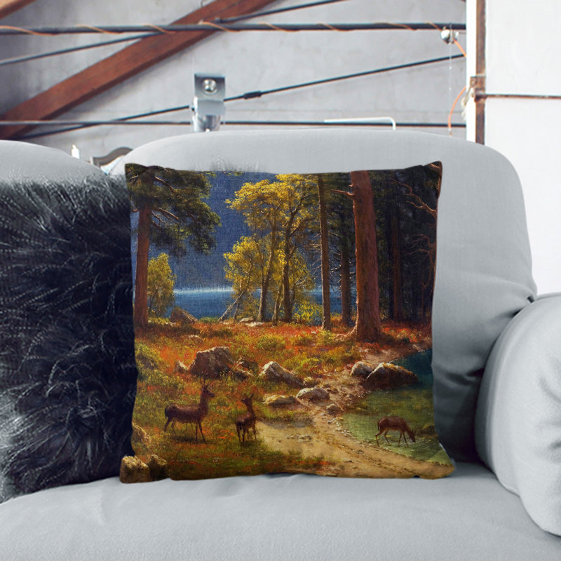 Square Cushion, 55cm H x 55cm W x 20cm D, Stone