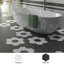 Carreau de porcelaine hexagonal 7 po x 8 po-40634323