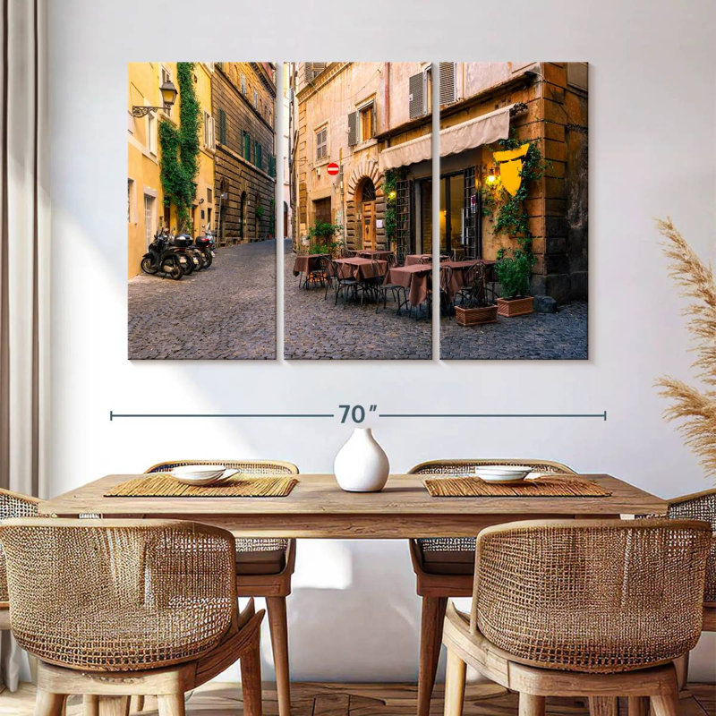 Sirci, rue historique de Rome, H 42 po x l 65 po