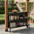 6 X 12 Ft. Cedar Wood Gazebo With USB Charging Socket, Storage Shelving And Bar Counter, Galvanized Steel Hardtop For Outdoor Patio, Deck, Backyard