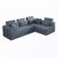 Canapé modulaire rembourré en L-63555400