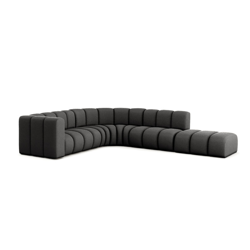 4 Seater Velvet Corner Sectional