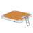 AMERLIFE Inflatable Floating Dock, Non-Slip EVA Air Dock Platform Floating Island Raft with Rope Ladder and Water Zone for Pool Lake Beach Ocean (7*7FT)