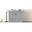 Lit en gris, capacité et abondance de tiroirs Lit gris, configuration spacieuse compatible