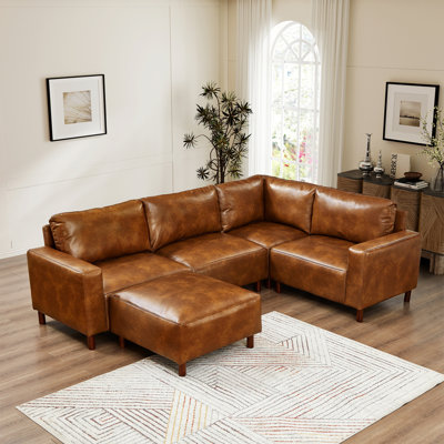 Modular Sectional Sofa With Ottoman