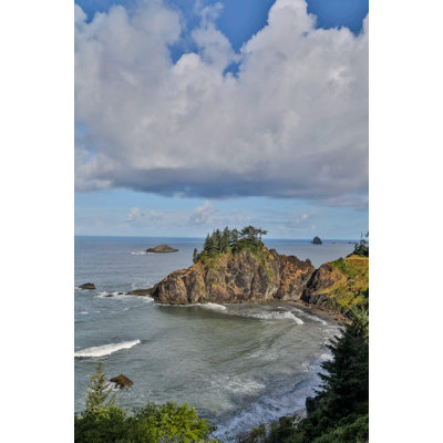 Pacific Coastline Along Highway 101 Samuel H Boardman State Scenic Corridor Southern Oregon Coast - Unframed Print