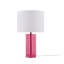 Lampe de table en verre rose Voir ci-dessous-690843723