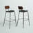 Buda Upholstered Counter Stool with Metal Frame-515288264-515288266-515288271