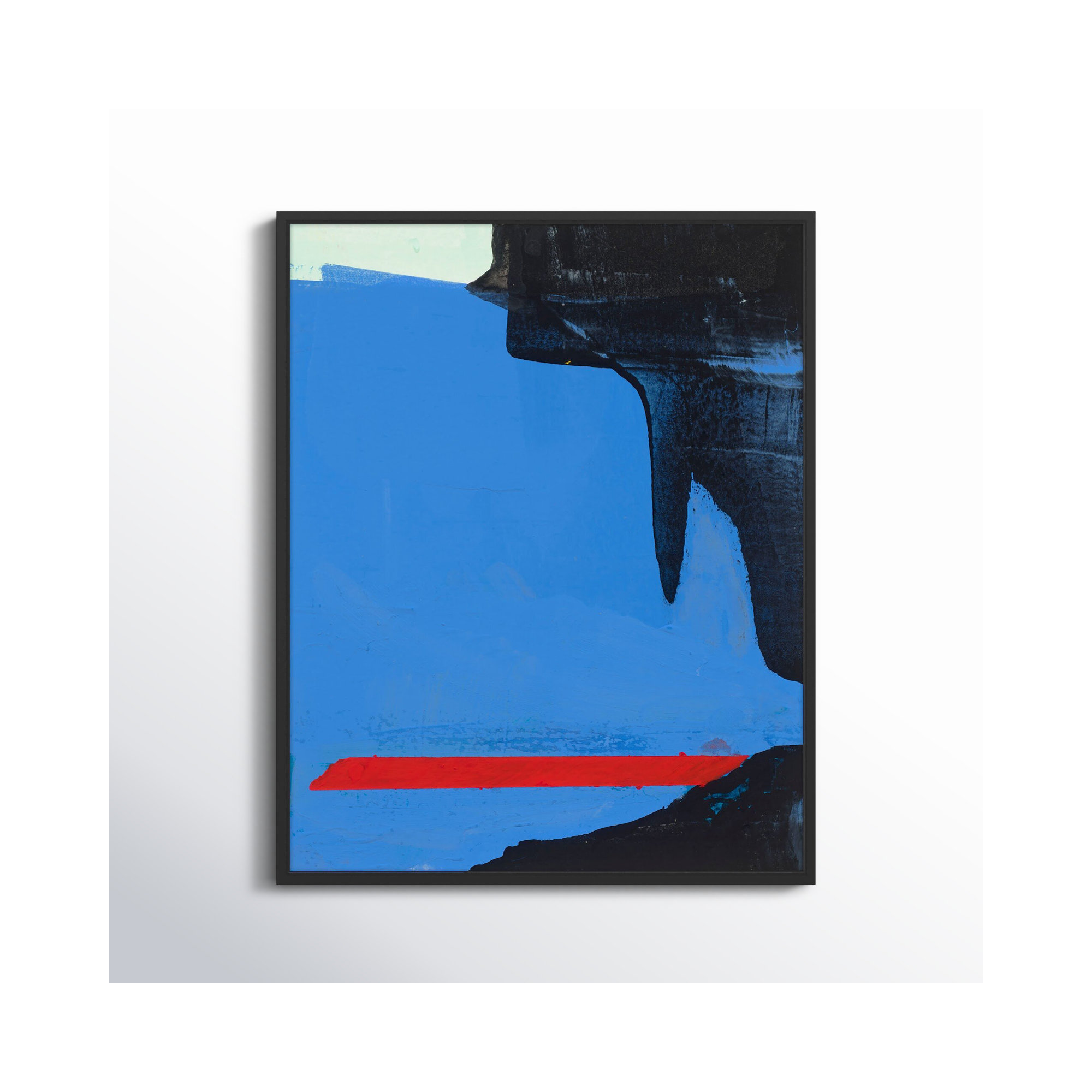 Beneath The Blue 3 by Andrea Stokes, Black Framed, 50" H x 40" W x 1.375" D